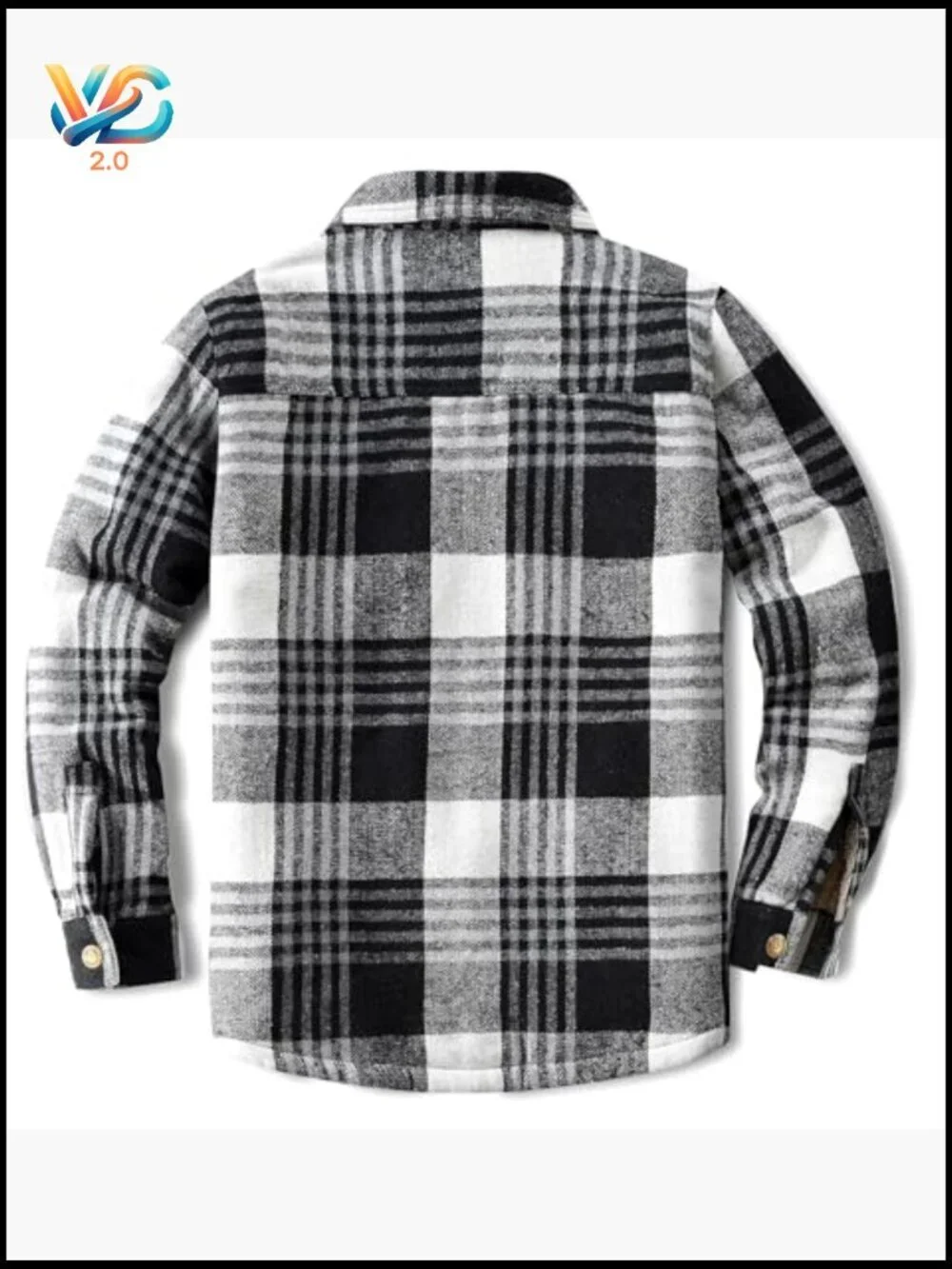 Men's Cotton Sherpa Lined Button Down Flannel Shirt Jacket Plaid Soft Outdoor